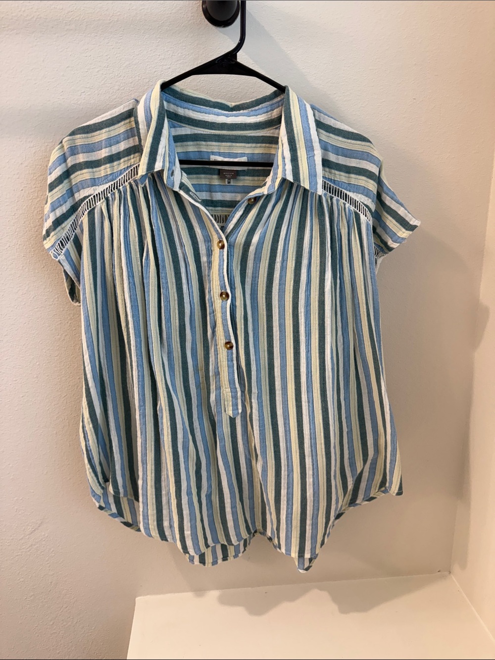 Anthropologie Pilcro Oversized Collard Shirt